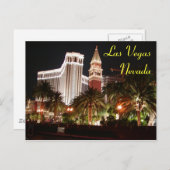 Vegas Nights Postcard Postkarte (Vorne/Hinten)