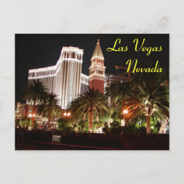 Vegas Nights Postcard Postkarte