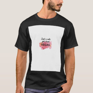 VEGAS (nur ein Niedliches Mädchen) Grafik T-Shirt