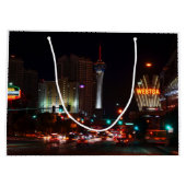 Vegas Paradise Road Große Geschenktüte (Rückseite)