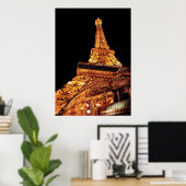 Vegas - Paris - Eiffelturm Restaurant Poster (Heimbüro)