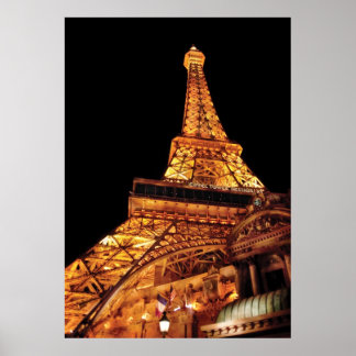 Vegas - Paris - Eiffelturm Restaurant Poster