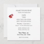 Vegas Party - Casino / Poker Einladung (Rückseite)