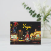 Vegas Postkarte (Stehend Vorderseite)