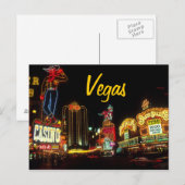Vegas Postkarte (Vorne/Hinten)