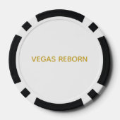 Vegas Reborn Gold Crest Poker Chips (Rückseite)