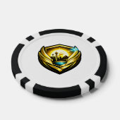 Vegas Reborn Gold Crest Poker Chips (Einzeln)