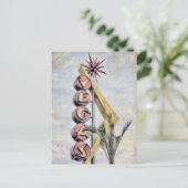 Vegas Retro Nevada Las Vegas Zeichen Postkarte (Stehend Vorderseite)