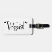 "Vegas! "RetroLV.Com Gepäckanhänger (Vorderseite horizontal)