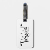 "Vegas! "RetroLV.Com Gepäckanhänger (Rückseite vertikal)