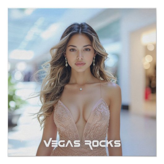 VEGAS ROCKS POSTER (Vorderseite)