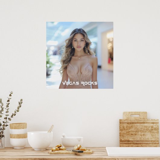 VEGAS ROCKS POSTER (Küche)