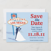 Vegas Save the Date! Date (Vorderseite)