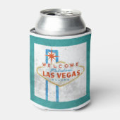 Vegas-Schildgrunge Dosenkühler (Kanne Vorderseite)