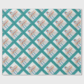 Vegas-Schildgrunge Geschenkpapier (Flach)