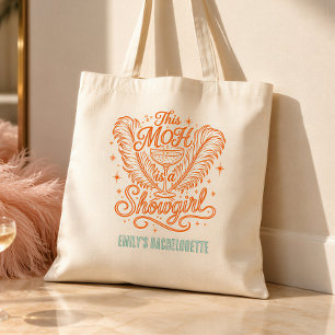 Vegas-Showgirl Orange Minze Junggesellinnenabschie Tragetasche