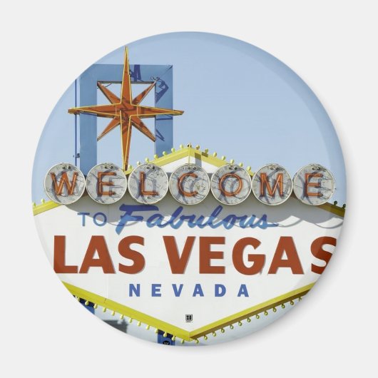 Vegas Sign Daytime Magnet (Vorne)