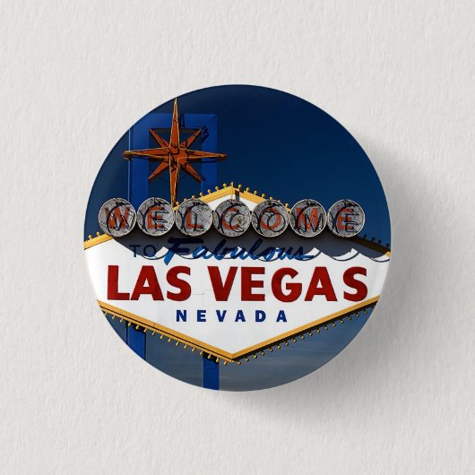 Vegas Sign Dusk Button (Vorderseite)