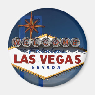 Vegas Sign Dusk Magnet