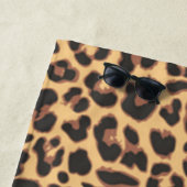 Vegas Sign Personalisiert Leopard Print Strandtuch (Beispiel)