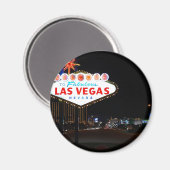Vegas Signo Noche Magnet (Vorderseite/Rückseite)