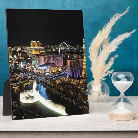 Vegas Skyline Fotoplatte (Seite)