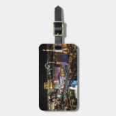 Vegas Skyline Gepäckanhänger (Vorderseite vertikal)