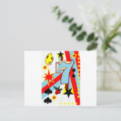 Vegas Slot Maschinen Postkarte (Stehend Vorderseite)