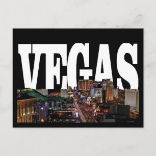 VEGAS Strip Postkarte