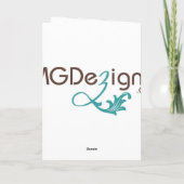 Vegas Theme Danke Karte (Rückseite)