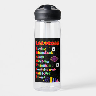 Vegas Tourist Akronym Clesar Trinkflasche