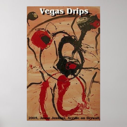 VEGAS-TROPFEN POSTER (Vorne)