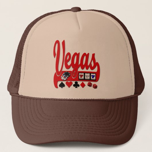 Vegas Truckerkappe (Vorderseite)