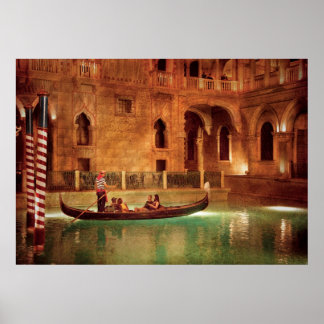 Vegas - Venezianisch - Die Gondeln von Venedig Poster