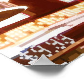 Vegas Vic Vector Graphic Poster (Ecke)