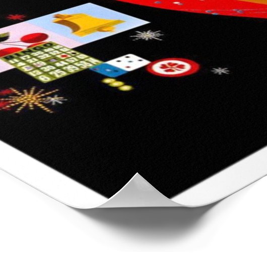 Vegas Vintage Poster (Ecke)