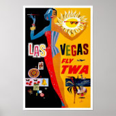 Vegas Vintage Poster (Vorne)