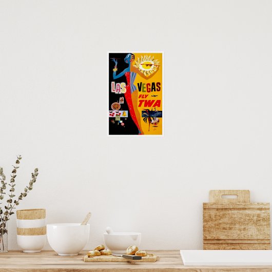 Vegas Vintage Poster (Küche)