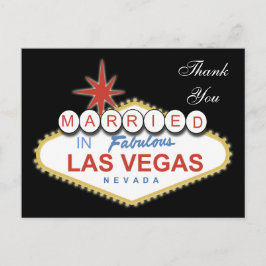 Vegas Wedding Dankeschön Karten