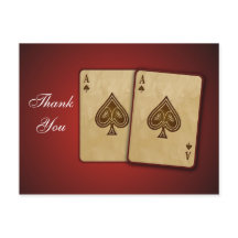 Vegas Wedding Dankeschön Karten