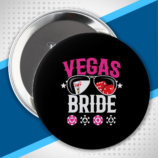 Vegas Wedding - Flansch - Vegas Bachelorette Party Button