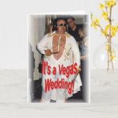 Vegas Wedding Karte (Gelbe Blume)
