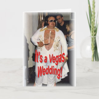 Vegas Wedding Karte