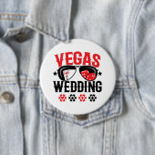 Vegas Wedding Party - Vegas Bachelor Party Squad Button (Beispiel)