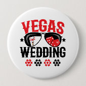 Vegas Wedding Party - Vegas Bachelor Party Squad Button (Vorderseite)