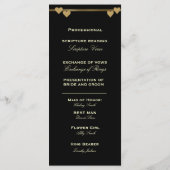 Vegas Wedding Program Template Programm (Rückseite)