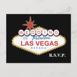 Vegas Wedding rsvp Karte