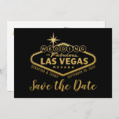Vegas Wedding Sign Foto Save The Date (Vorne/Hinten)