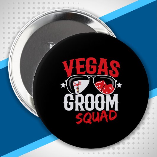Vegas Wedding - Vegas Bachelor Party Button