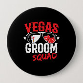 Vegas Wedding - Vegas Bachelor Party Button (Vorderseite)